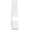 Ekena Millwork Ericson Architectural Grade PVC Gable Bracket, 48"W x 28"H x 6"D x 6"F, 14/12 Pitch GBP048X28X0606ERI00 - alternate 5